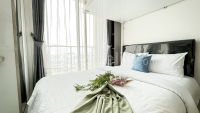 Modern Look and Homey Studio at Apartment Sky House BSD By Travelio