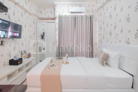 Soft and Strategic Studio at Green Pramuka City Apartment By Travelio