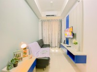 Comfort Living 1BR at Belmont Residence Puri Apartment By Travelio