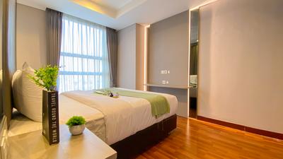 Apartemen The Kencana Residence - Spacious and Homey 2BR Apartment with Private Lift at The Kencana Residence By Travelio