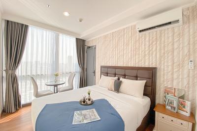 Elegant and Homey 1BR Apartment at Menara Jakarta Kemayoran By Travelio