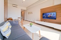 Apartemen Marigold Nava Park - Modern Wood Accent 2BR at Marigold Nava Park Apartment By Travelio