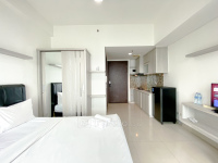 Apartemen LRT City Bekasi - White Toned Studio at LRT City Bekasi Apartment By Travelio