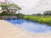 Apartemen Marigold Nava Park - Modern Wood Accent 2BR at Marigold Nava Park Apartment By Travelio