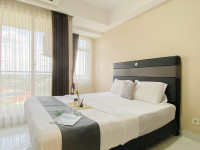 Apartemen Sakura Garden City - Dark Wood Touch Studio at Sakura Garden City Apartment By Travelio