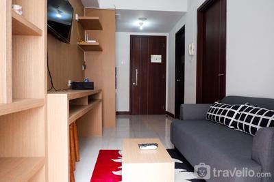 Cozy 1BR Apartment Scientia Residence near Summarecon Mall Gading Serpong By Travelio