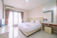 Modern and Homey 1BR at Tamansari Semanggi Apartment By Travelio