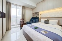 Homey and Restful Living Studio at Apartment West Vista By Travelio