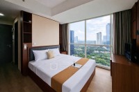 Apartemen Pacific Garden - Campus Town @Alam Sutera - Wooden Accents Studio for 2 Pax at Pacific Garden Campus Town Apartment By Travelio