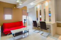 Pleasant 2BR Combined Unit at Puncak Kertajaya Apartment By Travelio