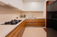 Apartemen Marigold Nava Park - Modern Wood Accent 2BR at Marigold Nava Park Apartment By Travelio