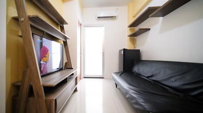 Cozy and Compact 2BR at Gunawangsa Tidar Apartment By Travelio