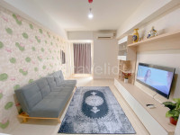 Compact and Nice Combined Unit 1BR Apartment at Warhol (W/R) Residence By Travelio