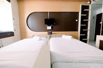 Apartemen East Park - East Park Studio Apartment with Twin Beds By Travelio