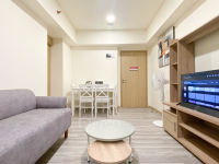 Neat and Simple 2BR at Meikarta Apartment By Travelio