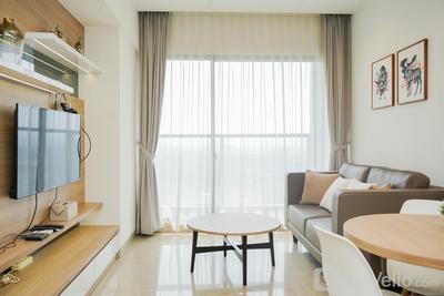 Well Designed and Cozy 2BR Apartment Branz BSD City By Travelio