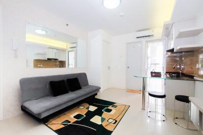 2BR Bassura City Apartment with Mall Access By Travelio