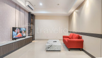 Spacious Combined 3BR Grand Sungkono Lagoon Apartment By Travelio