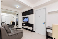 Apartemen Green Pramuka City - Combined and Neat 2BR Apartment Green Pramuka City By Travelio