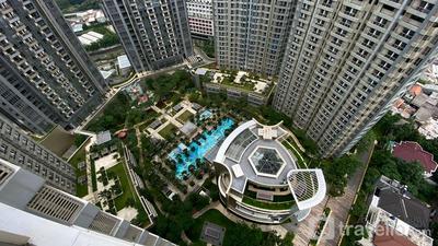 Apartemen Taman Anggrek Residence - Minimalist High Floor 1BR Apartment at Taman Anggrek Residence By Travelio