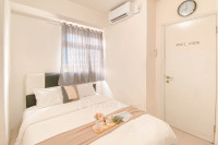 Good Place 1BR at Green Pramuka City Apartment near Shopping Center By Travelio
