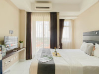 Apartemen Sakura Garden City - Dark Wood Touch Studio at Sakura Garden City Apartment By Travelio