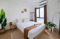 3 Pax Tranquil 2BR at Sky House BSD Apartment By Travelio