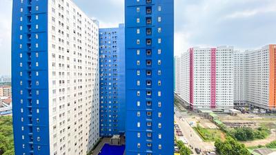 Apartemen Green Pramuka City - Unfurnished 2BR Apartment with AC at 18th Floor Green Pramuka City By Travelio