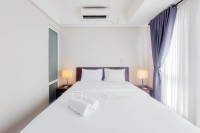 Modern Look and Cozy 1BR Bintaro Plaza Residence Breeze Tower Apartment By Travelio