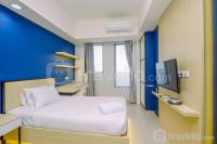Comfy and Minimalist Studio with City View at Evenciio Margonda Apartment By Travelio