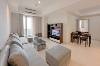 Homey 3BR with Private Lift at Grand Sungkono Lagoon Apartment By Travelio