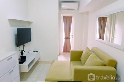 Clean 2BR Apartment at 12th Floor Springlake Summarecon Bekasi By Travelio