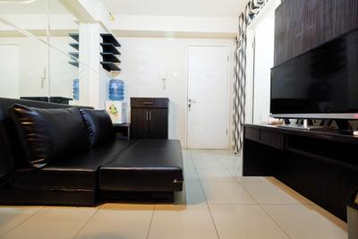 Apartemen Green Palace Kalibata - Monochrome Style 2BR Green Palace Kalibata Apartment By Travelio
