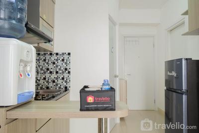 Apartemen Green Pramuka City - Homey 2BR at Green Pramuka City Apartment with Mall Access By Travelio
