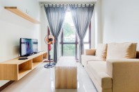 Comfortable and Simply Look 1BR Asatti Apartment By Travelio
