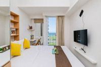 Minimalist Studio Apartment for 2 Pax at Tokyo Riverside PIK 2 By Travelio