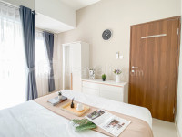 Apartemen LRT City Sentul - Royal Sentul Park - Soft Grey 1BR at Royal Sentul Park Apartment By Travelio