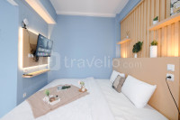 Blue Toned 1BR Apartment at Tokyo Riverside PIK 2 By Travelio