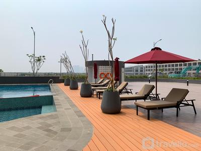 Apartemen Osaka Riverview PIK 2 - Minimalist 2BR Osaka Riverview PIK 2 Apartment (No Living Room) By Travelio