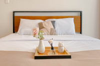 Cozy and Comfortable 1BR at Gold Coast Apartment By Travelio