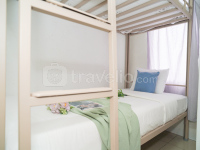 Compact Studio near Baywalk Mall at Apartment Green Bay Pluit By Travelio