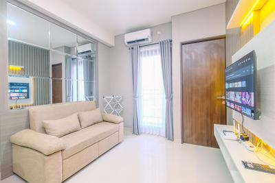 Restful and Homey 2BR at Transpark Cibubur Apartment By Travelio