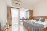 Strategic and Homey Studio at LRT City Bekasi Apartment By Travelio
