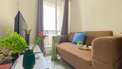 Minimalist and Cozy Stay 1BR at Akasa Pure Living BSD Apartment By Travelio