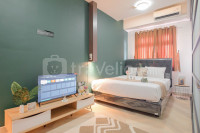 Comfort and Big 1BR at Green Pramuka City Apartment By Travelio