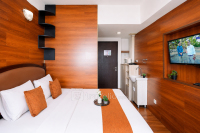 Apartemen Grand Dhika City - Homey Wooden Touch Studio Room at Apartment Grand Dhika City By Travelio