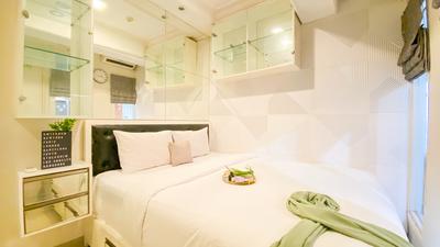 Good and Homey 1BR Apartment MT Haryono Residence By Travelio