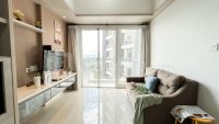 Brown Accent 2BR at Apartment Casa de Parco By Travelio