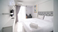 Well Furnished and Homey Studio (No Kitchen) Apartment at Suncity Residence By Travelio