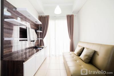 Elegant and Spacious 1BR Saveria Apartment near ICE BSD By Travelio